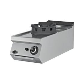 Masina de gatit pe gaz, inox, cu 1 arzator tip wok PLUS, 40*73*30 cm