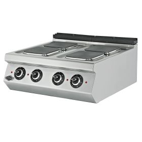 Masina de gatit electrica, inox, cu 4 plite PLUS, 80*73*30 cm