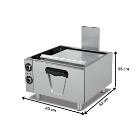 Cuptor profesional, inox, electric, 2*GN 2/1