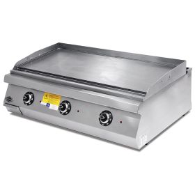 Grill electric profesional, inox, cu suprafata neteda PLUS, 120*73*30 cm