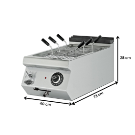 Masina electrica cu o cuva pentru fiert paste PLUS