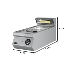 Masa calda profesionala, electrica, inox, pentru mentinere la cald