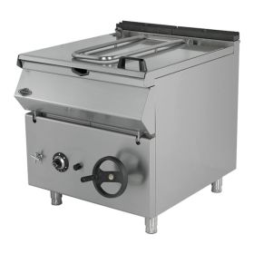 Tigaie basculanta pe gaz, inox, 50 lt, 80*73*85 cm