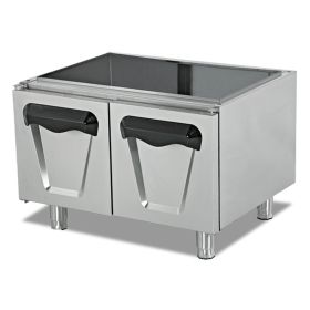 Dulap neutru dublu cu usi batante PLUS, inox, 80*79*55 cm