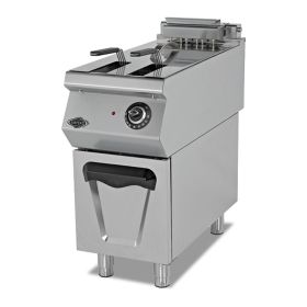 Friteuza electrica profesionala, inox, cu 1 cuva, 24 lt