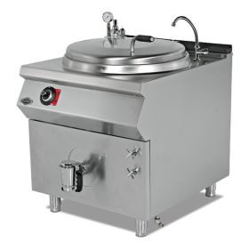 Marmita electrica, profesionala, inox, 150 lt, incalzire indirecta, 80*90*85 cm