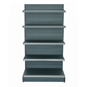 Raft metalic capat de gondola 125*180 baza 50 cm si 4 polite de 40 cm
