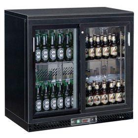 Frigider pentru bar cu 2 usi glisante