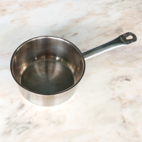 Cratita inox cu maner 2 lt