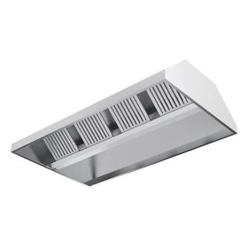 Hota centrala cu filtre, inox, 300*115*50 cm