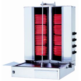 Aparat shaorma kebab electric KALITEGAZ cu 4+4 arzatoare