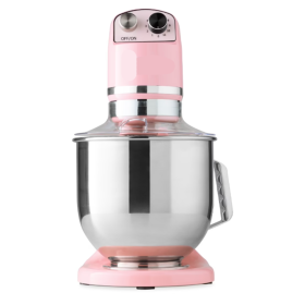Mixer planetar 7 lt cu cap rabatabil, roz, 11 viteze MAXIMA MPM7