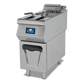 Friteuza electrica profesionala, inox, cu lift automat si timer, panou de control digital, 1 cuva, 25 lt