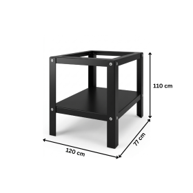 Suport cuptor 120*77*110 cm cu polita inferioara