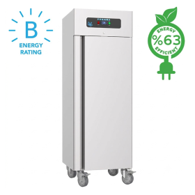 Dulap frigorific vertical FRENOX cu 1 usa, set de roti, filtru magnetic, pedala pentru deschiderea usii, Eficienta Energetica, 700 lt
