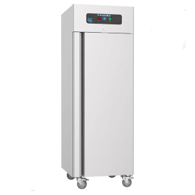 Dulap frigorific vertical FRENOX cu 1 usa, set de roti, filtru magnetic, pedala pentru deschiderea usii, 56 tavi 40*60, 850 lt