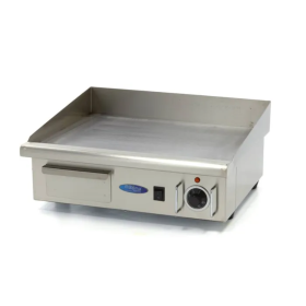 Grill electric profesional cu suprafata neteda MAXIMA
