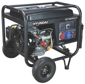 Generator de curent trifazic Hyundai HY10000LEK-T cu  2 prize, 1xPCE5p(32A - 380V) / 1x32A (220V)